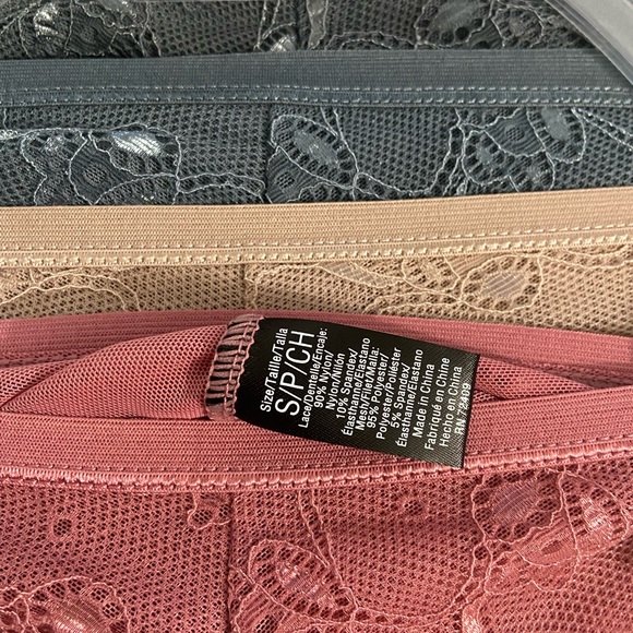 NWT Rene Rofe 5 Lace Thong Set - Picture 4 of 6